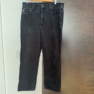 Carhartt Black Jeans 34x27 Vintage